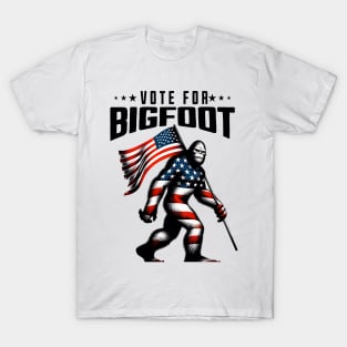 Vote For Bigfoot 2024 T-Shirt